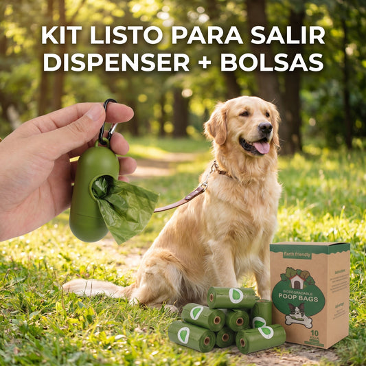 Pack Dispenser + Bolsas para Perro