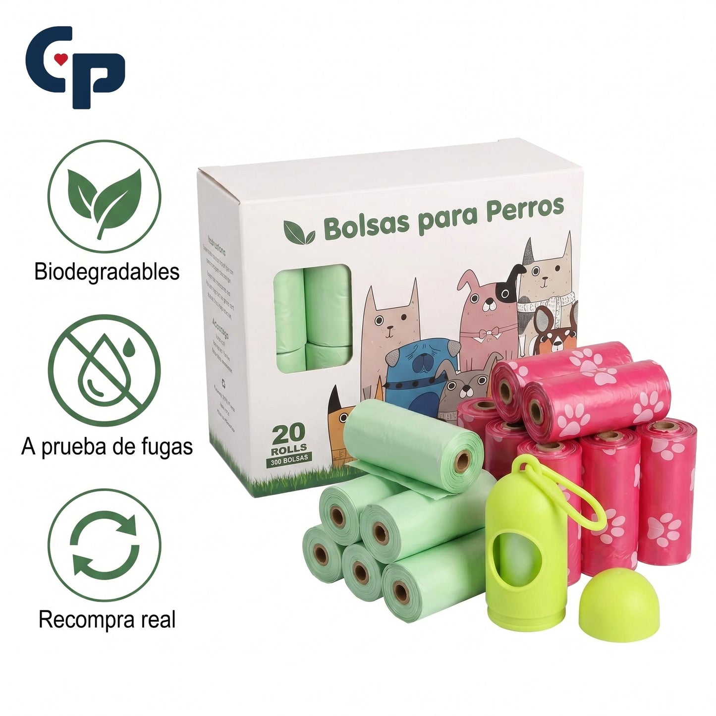 Biodegradable Dog Waste Bags Rolls