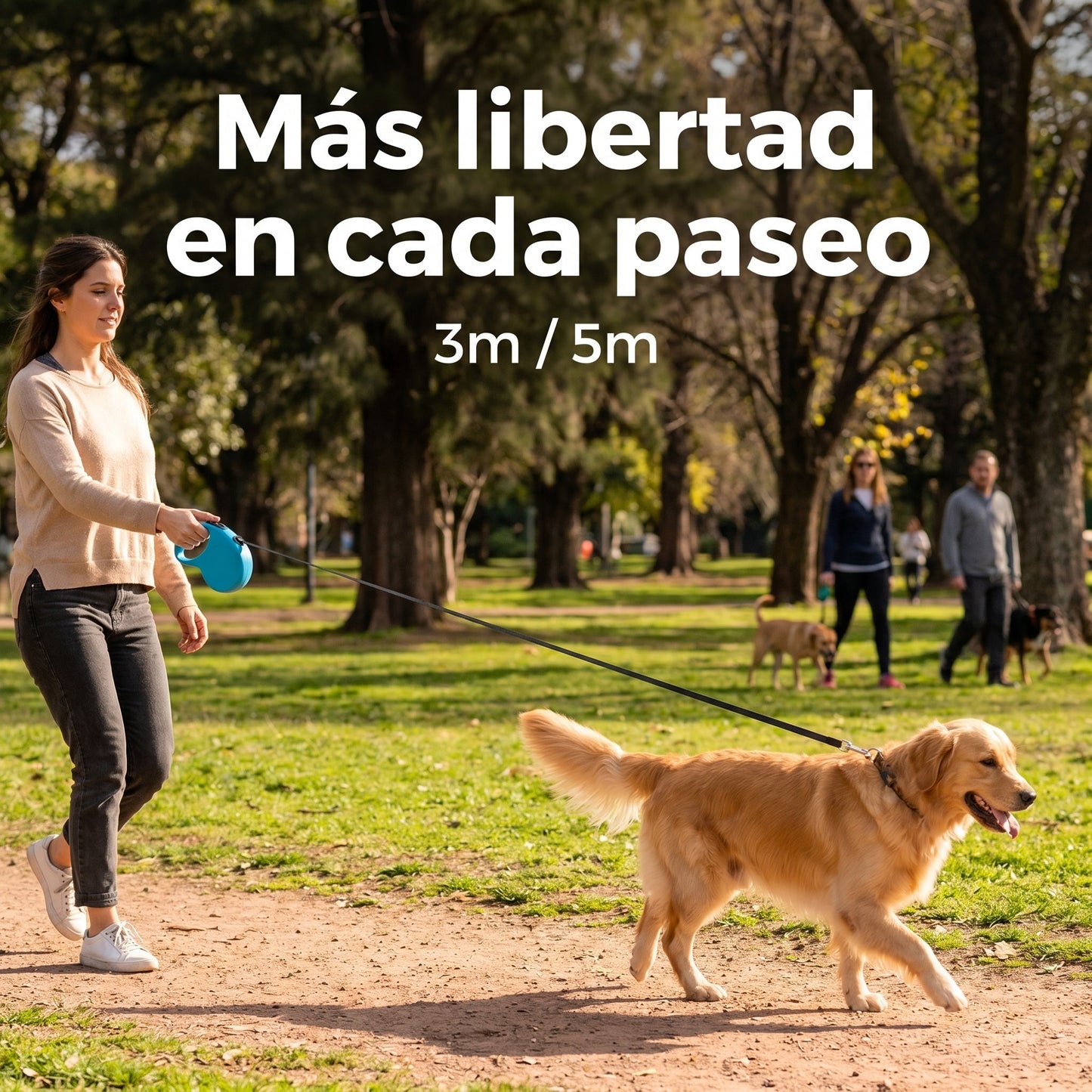 Correa Retráctil para Perro 3m/5m