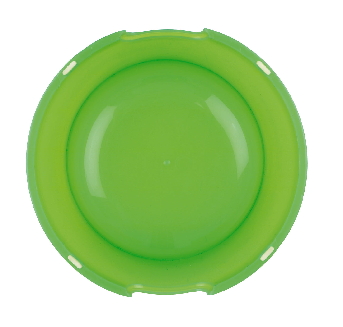 Plato Redondo Plástico Cristal